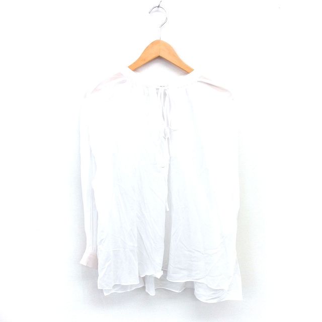M premier black ブラウス 38 新品 エムプルミエ M-Premier ダブルクロスペプラムブラウス シャツ