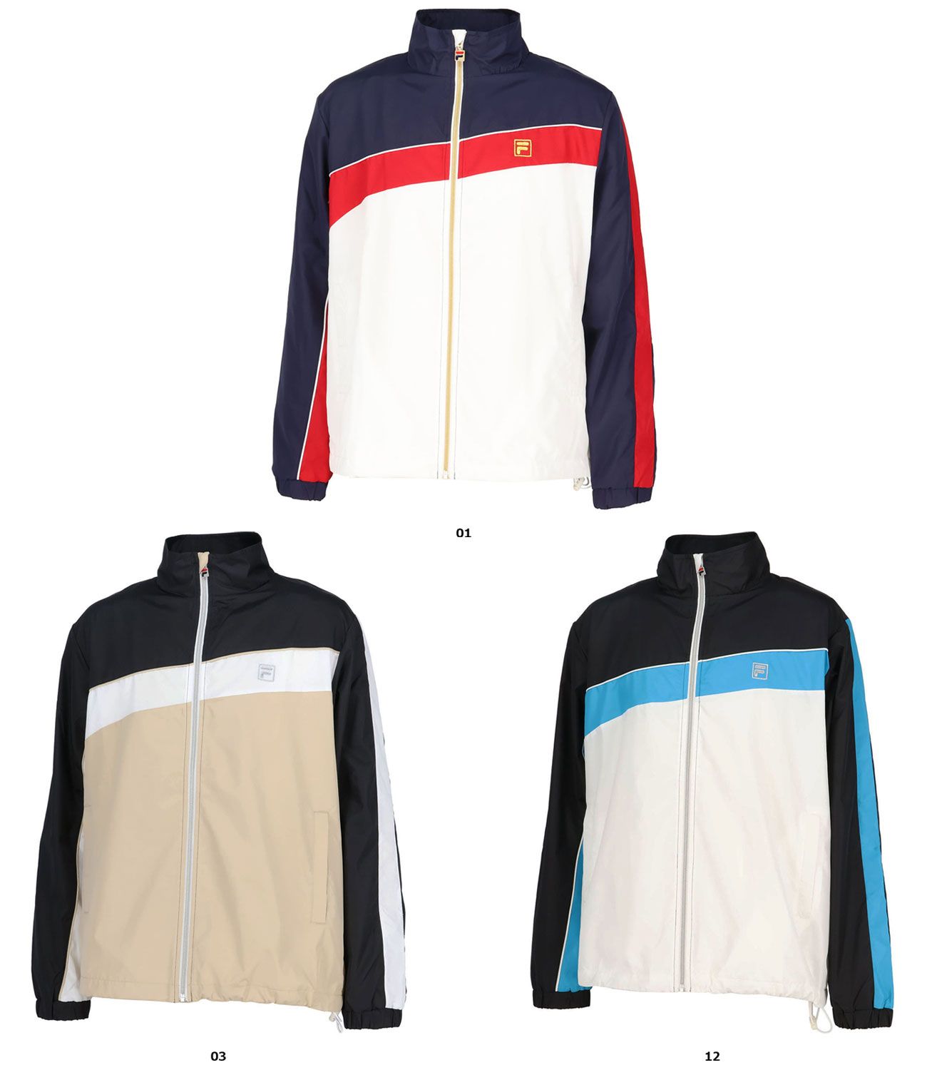 フィラ FILA テニス ウィンドジャケット VM7030 12 ブルー