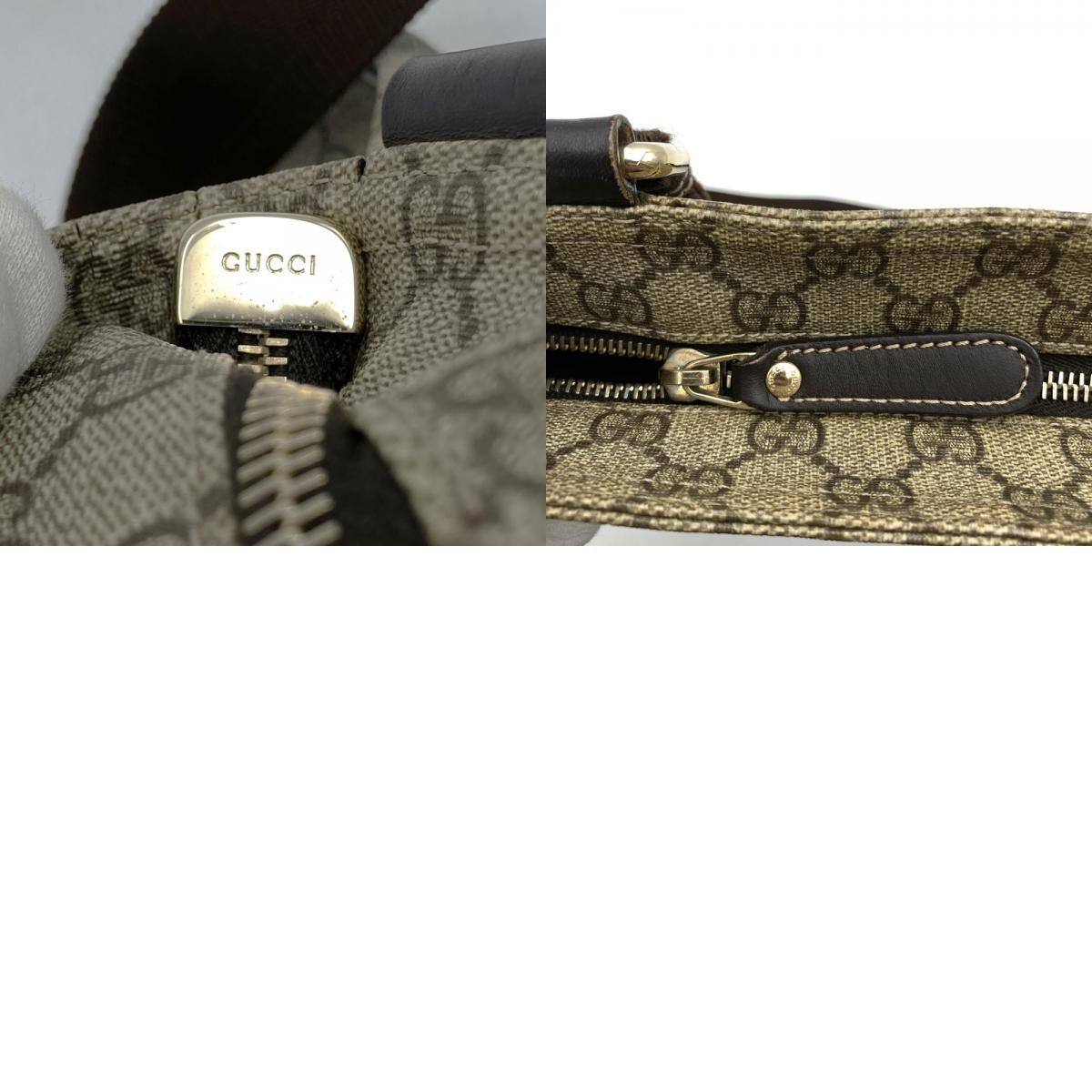 GUCCI グッチ 201446 ショルダーバッグ ブラウン GGスプリーム