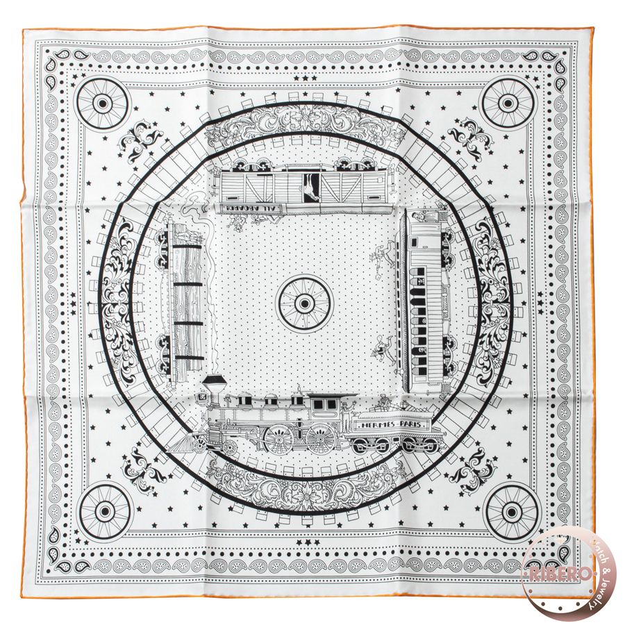 HERMES エルメス カレ55 All Aboard! Bandana オール アボード 