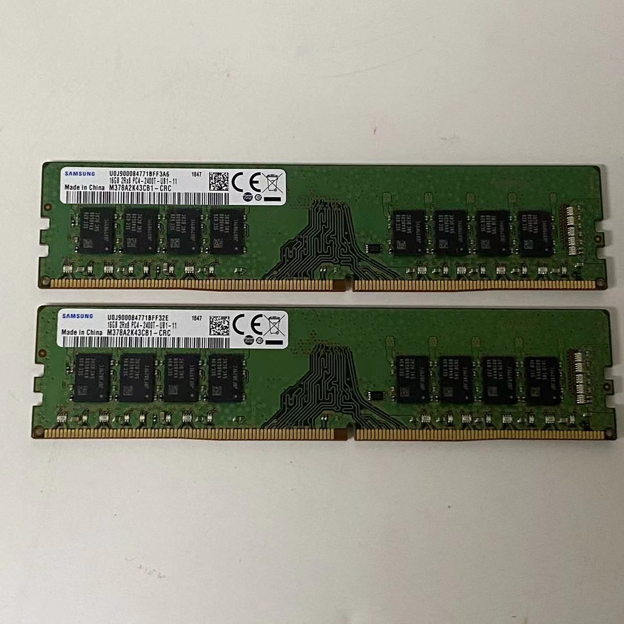 SAMSUNG DDR4 PC4-2400T 32GB 16GB×2枚 - メルカリ