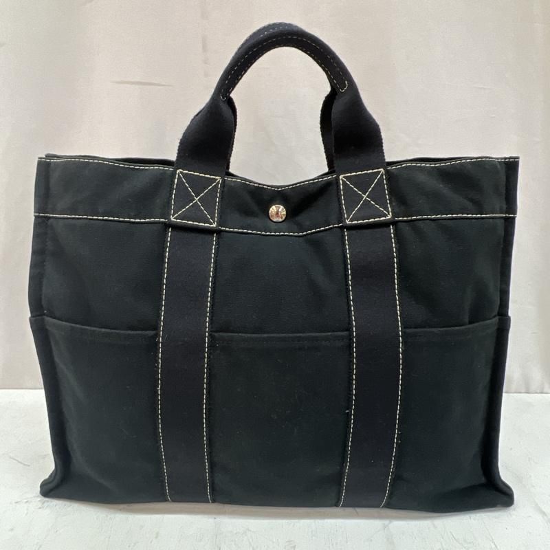 HERMES エルメス トートバッグ ドーヴィルMM キャンバス トート