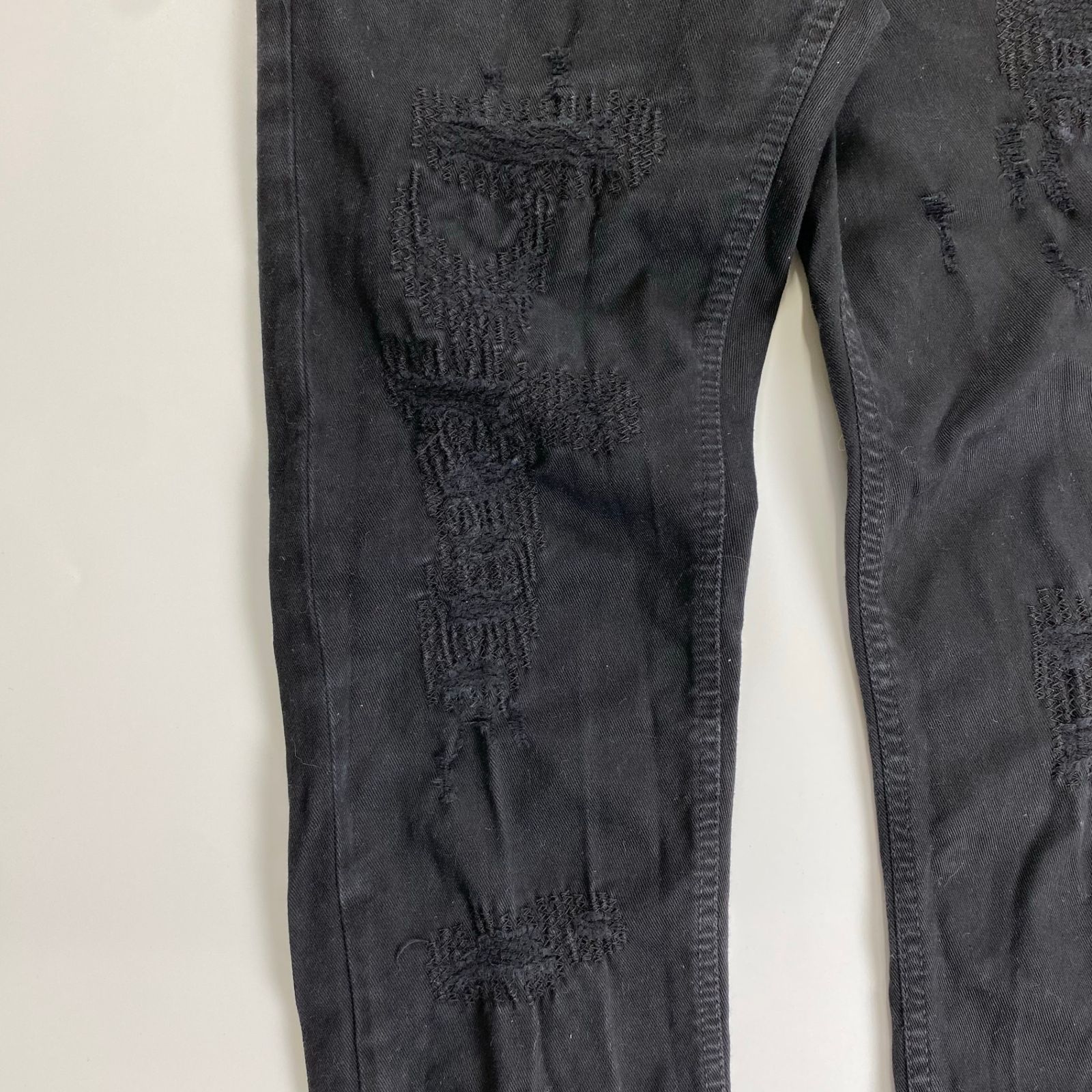 PREMIUM MOOD DENIM SUPERIORPAULダメージ パンツ P.M.D.S. PREMIUM MOOD DENIM SUPERIOR &frasl; 「PAUL」 ダメージ リペア