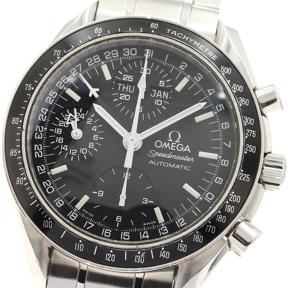 オメガ OMEGA 3520.50 スピードマスター マーク40 コスモス トリプルカレンダー クロノグラフ 自動巻き メンズ 保証書付き_872831