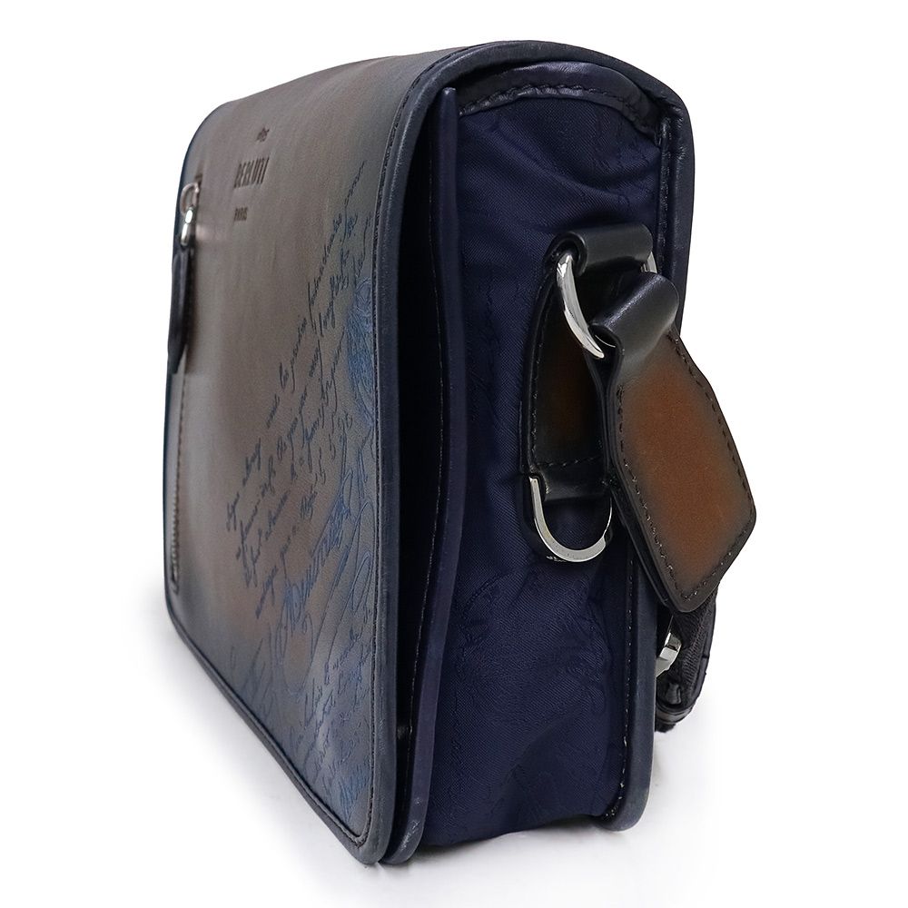 BERLUTI ショルダーバッグ ラッキーデースクリット ヴェネチアレザー AB