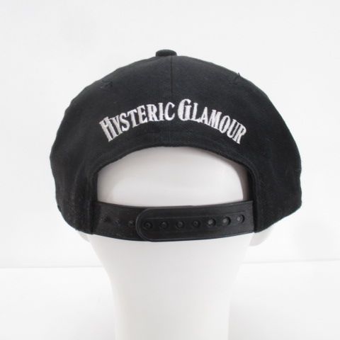 ヒステリックグラマー HYSTERIC GLAMOUR 帽子 キャップ FREE 黒