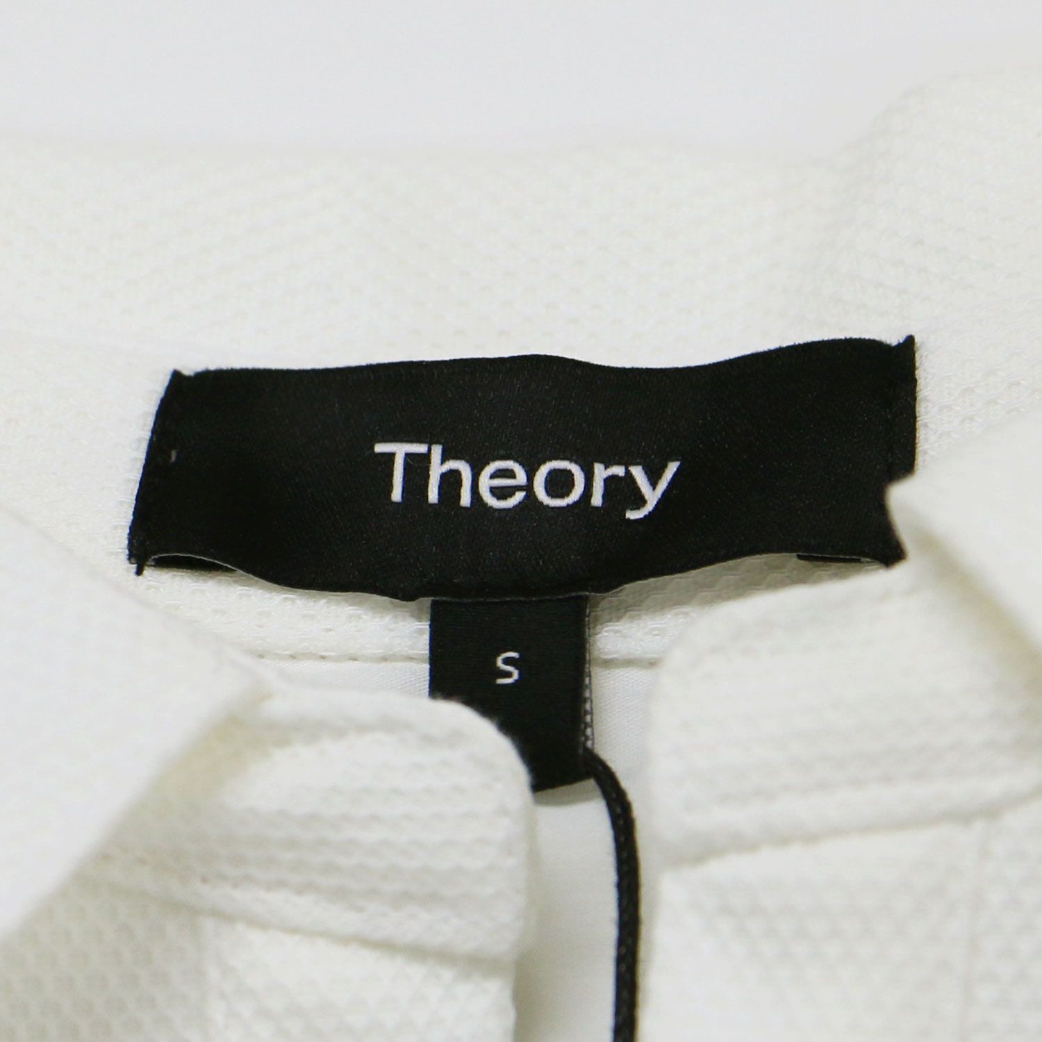 新品】Theory セオリー ノースリーブ ポロシャツ ホワイト 白