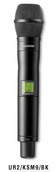 SHURE シュア UR2 | KSM9 |BK-JBX ボーカル用ワイヤレスマイクロホン ブラック