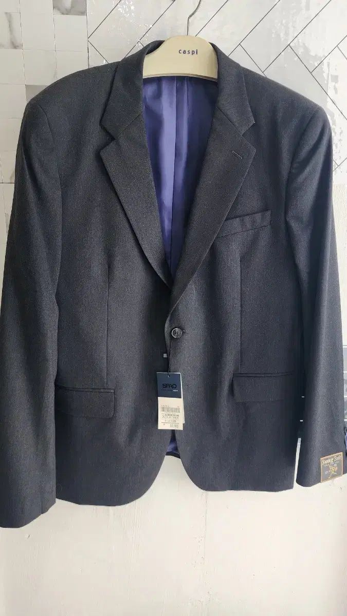 （ 115 新品 グレー SPAO(スパオ) マイ ジャケット ブレザー 出品