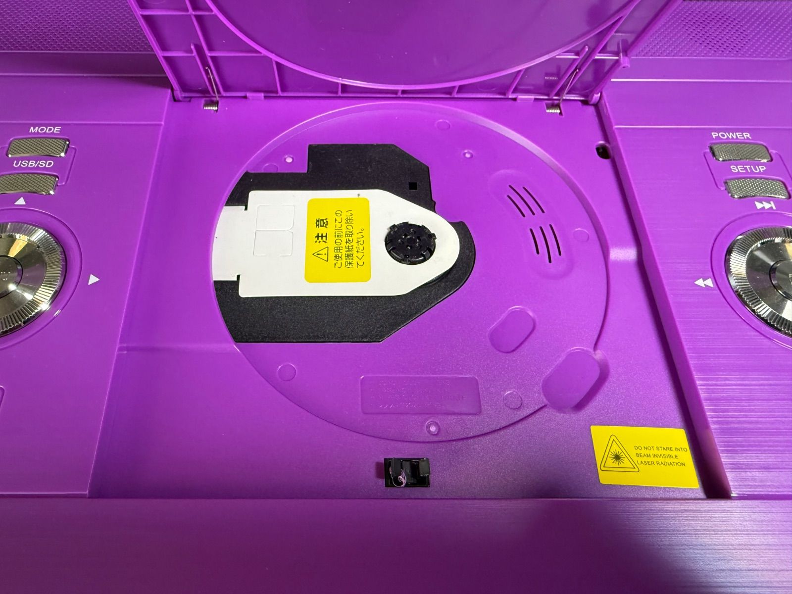 wonnie ポータブルDVDプレイヤー W-1458 15.4インチ