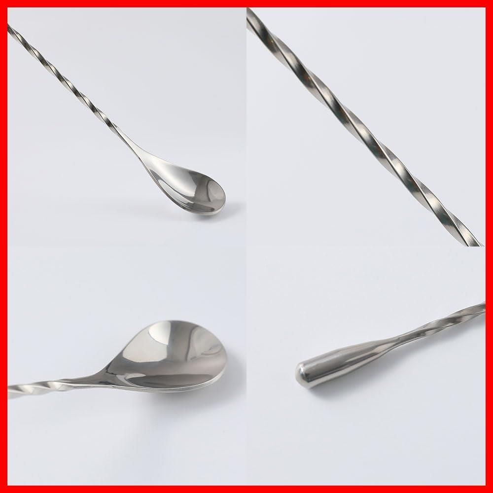 商品 30 cm 18 8ステンレス マドラー かき混ぜ棒 おしゃれ バーテンダーセット カクテル ヨーグルト作り バースプーン 高耐久性 業務用 家庭用 2本セット