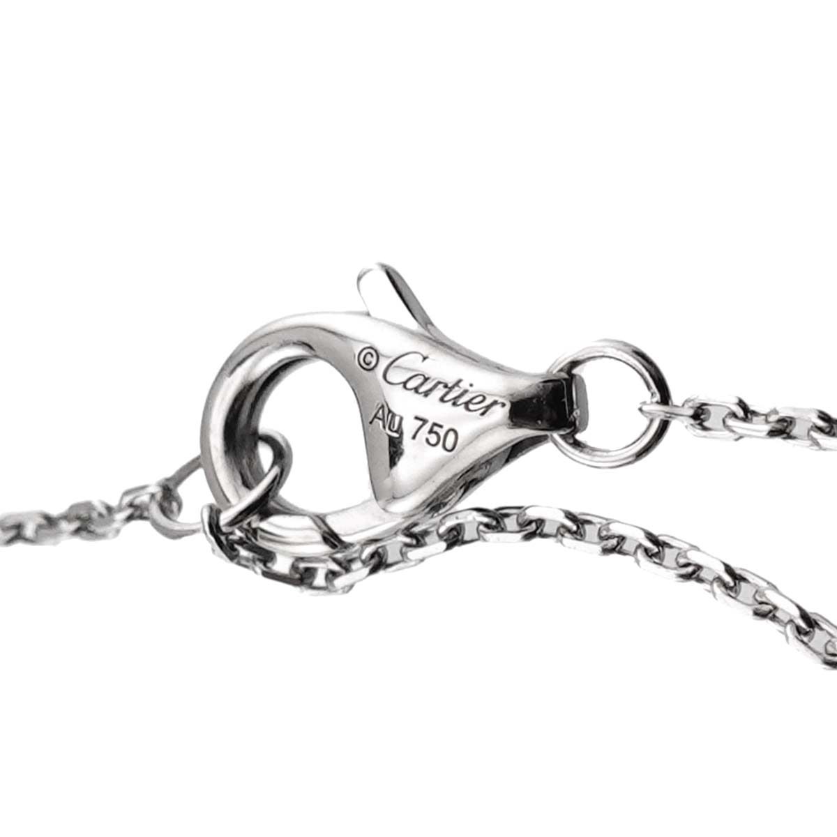 カルティエ CARTIER ダムール ネックレス ダイヤ ネックレス 750 カルティエ Cartier ダムール ダイヤ ネックレス 41cm XS K18 WG