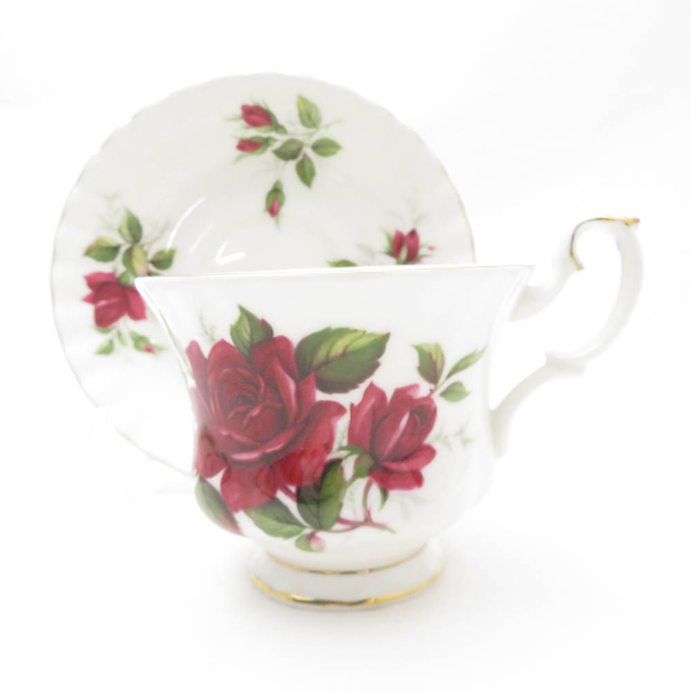 ROYAL ALBERT ロイヤルアルバート カップ＆ソーサー 5客 セット ティー コーヒー 薔薇 ローズ SU8248R - メルカリ