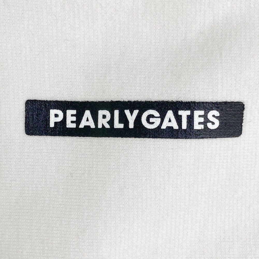 サイズ：1 PEARLY GATES パーリーゲイツ  ハイネック 長袖Tシャツ 裏起毛  ホワイト系 [240101427195] ゴルフウェア レディース ストスト PEARLY GATES パーリーゲイツ ハイネック長袖インナーTシャツ