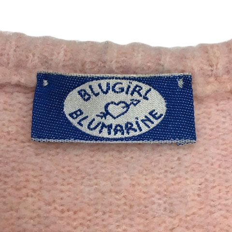 【美品】BLUGIRL　BLUMARINE ブルーガール　ブラックニット Vintage 90s BLUMARINE Knit Top. Blugirl Tank Top Floral