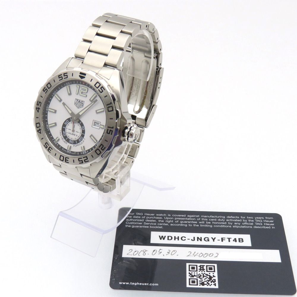 美品 タグホイヤー フォーミュラ1 キャリバー6 WAZ2013.BA0842 自動  