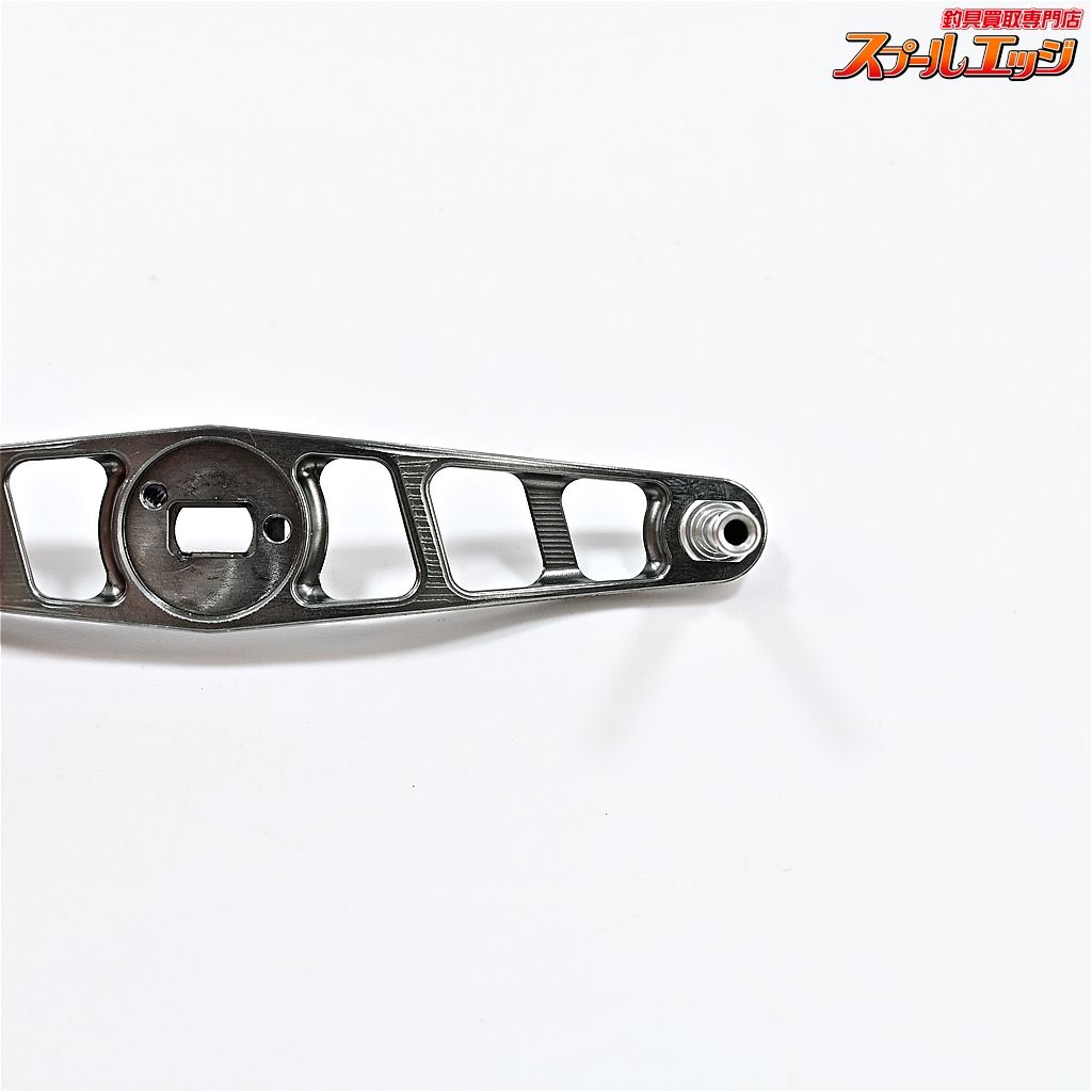 【ZPI】 ゼロス 92mm マシンカットハンドル シマノ右ナット付 ガンメタ  