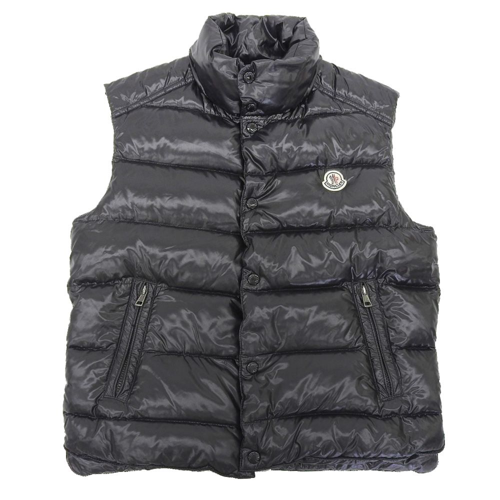 MONCLER モンクレール TIB ナイロン ダウンベスト サイズ1 ブラック メンズ 古着