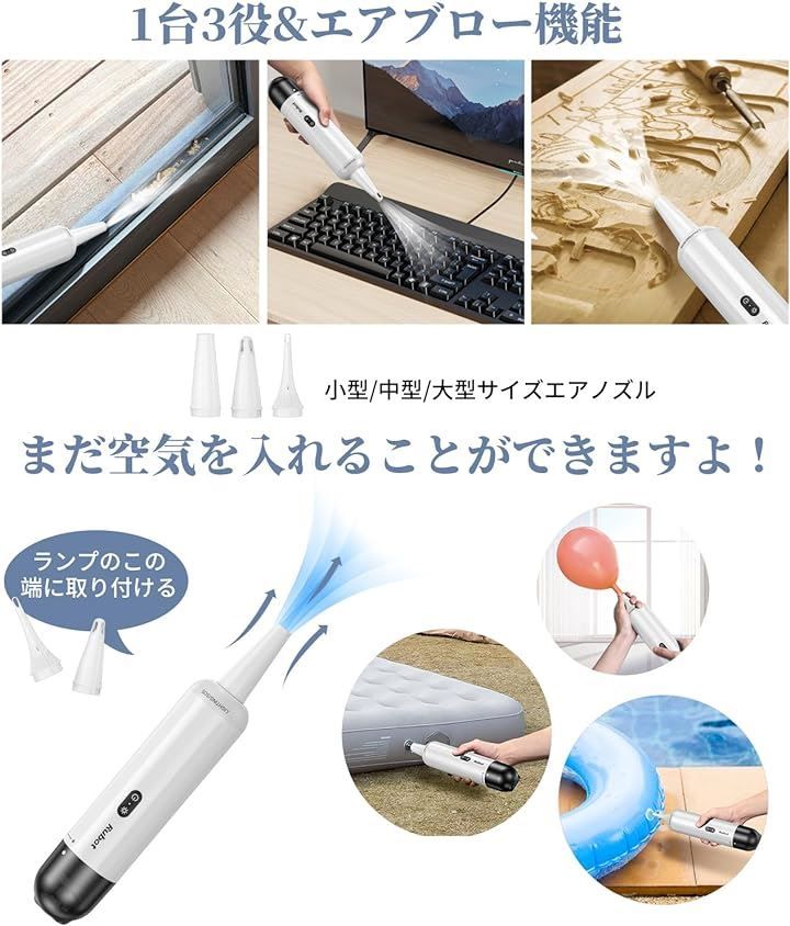 25分連続稼働コードレスハンディクリーナー 強力吸引 13000Pa ハンディクリーナー 強力吸引 13000Pa 25分連続稼働 コードレス 25分