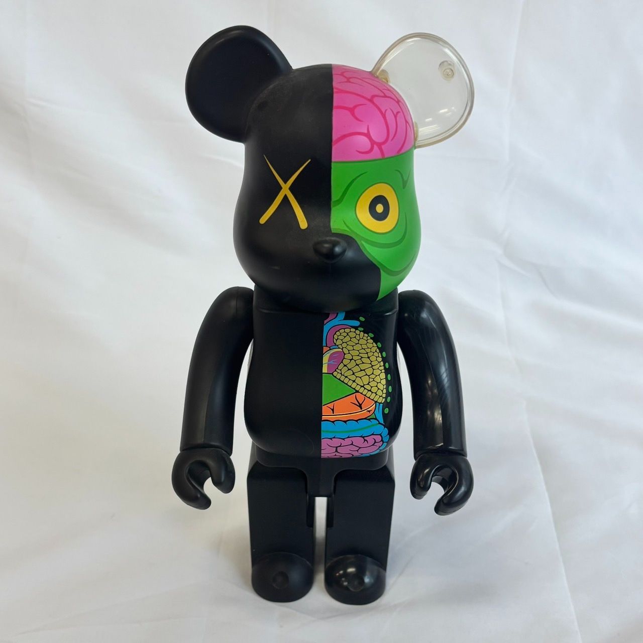 MEDICOM TOY KAWS BE@RBRICK Dissected Companion Black 400