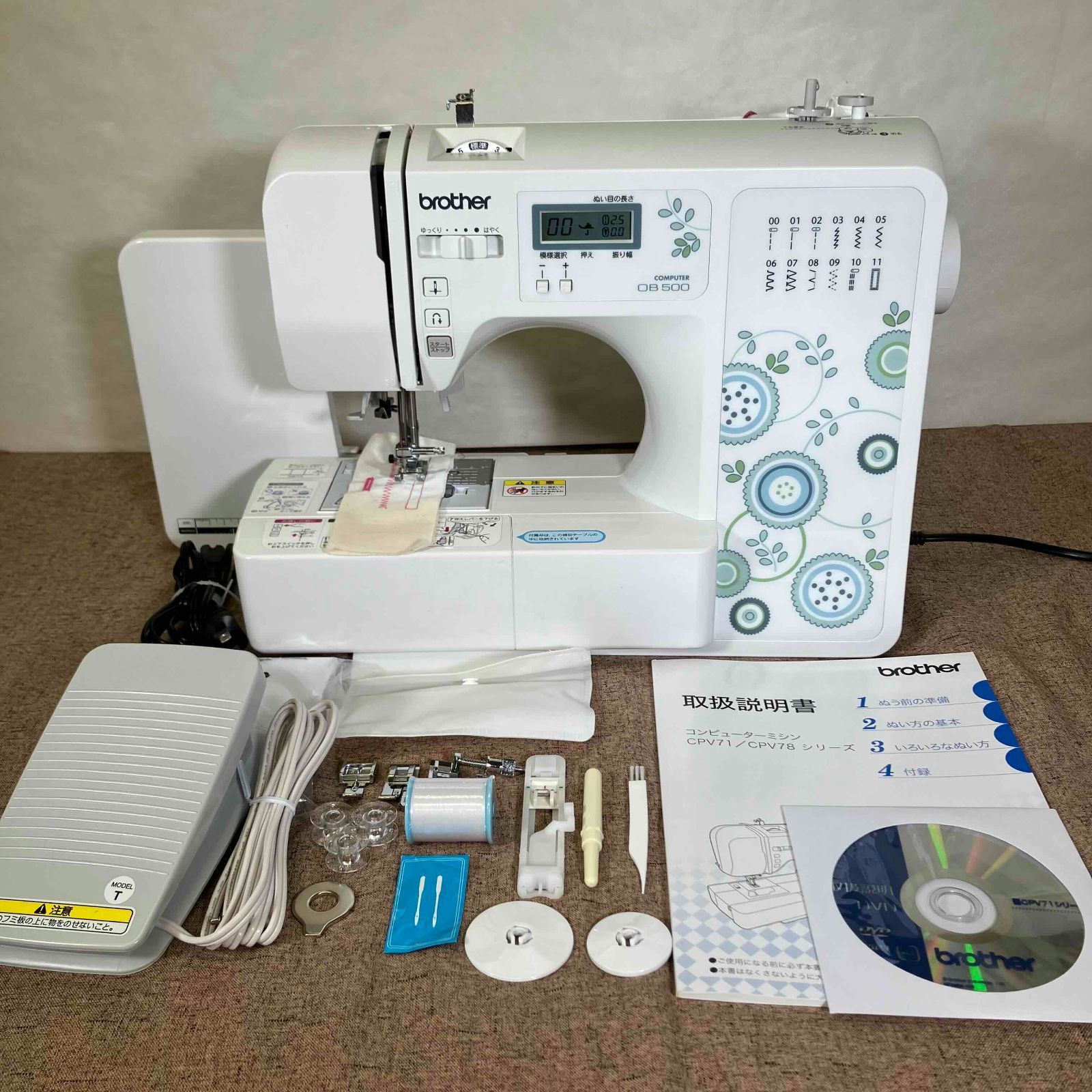 brother OB500 完品 ブラザー ミシン OB 500 コンピューター 家庭用 