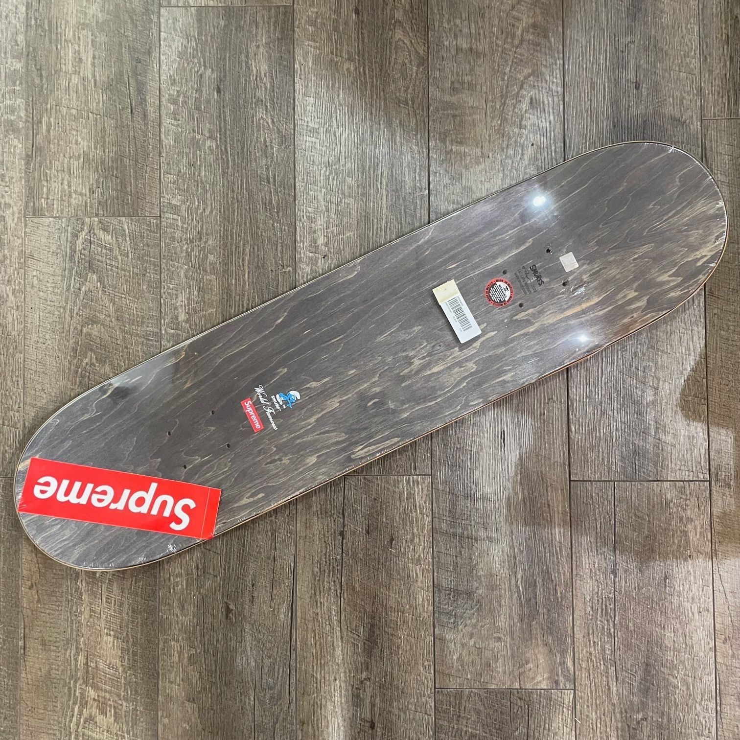 未使用品 SUPREME 20AW Smurfs Skateboard BLACK スマーフ スケート