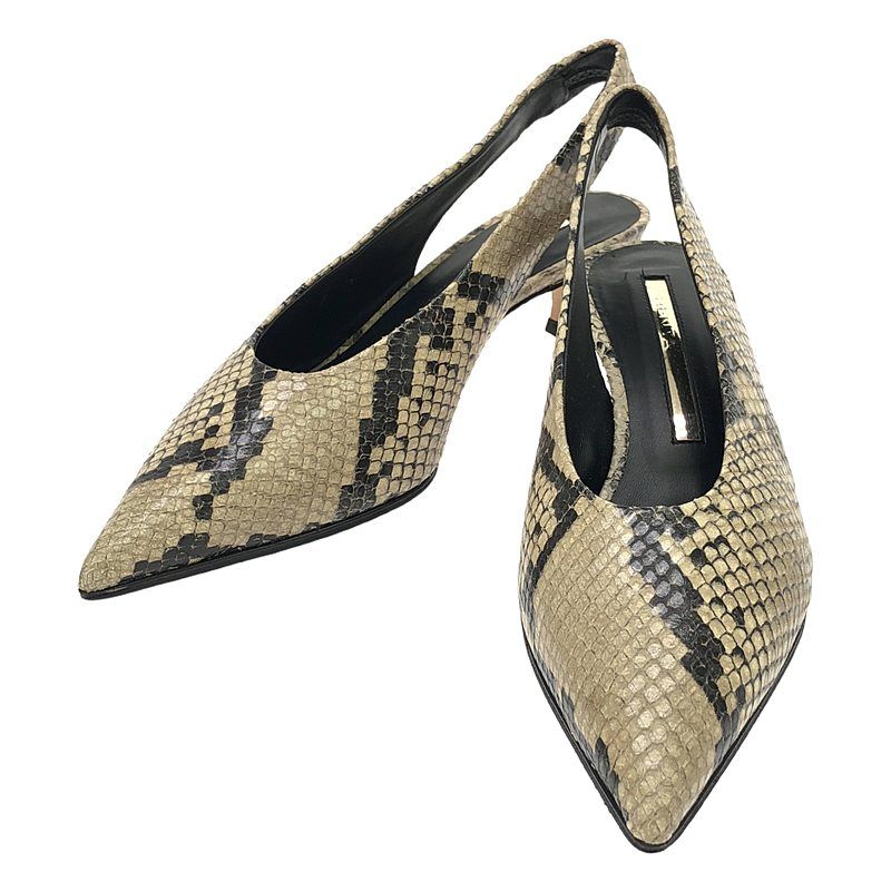 BRENTA | ブレンタ | 2021AW | Deuxieme Classe 取扱い POINTED BACK STRAP パンプス | 35 | ベージュ | レディース