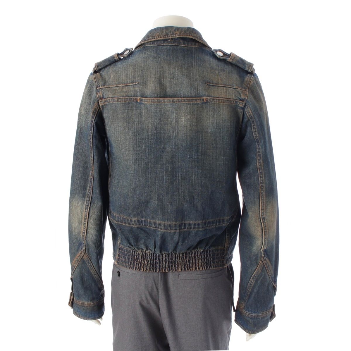 Dior HOMME 2005SS デニムジャケット インディゴ 44サイズ 楽天市場】【中古】Dior Homme M65デニムジャケット ブラック