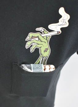 zombieポケット付きTシャツ