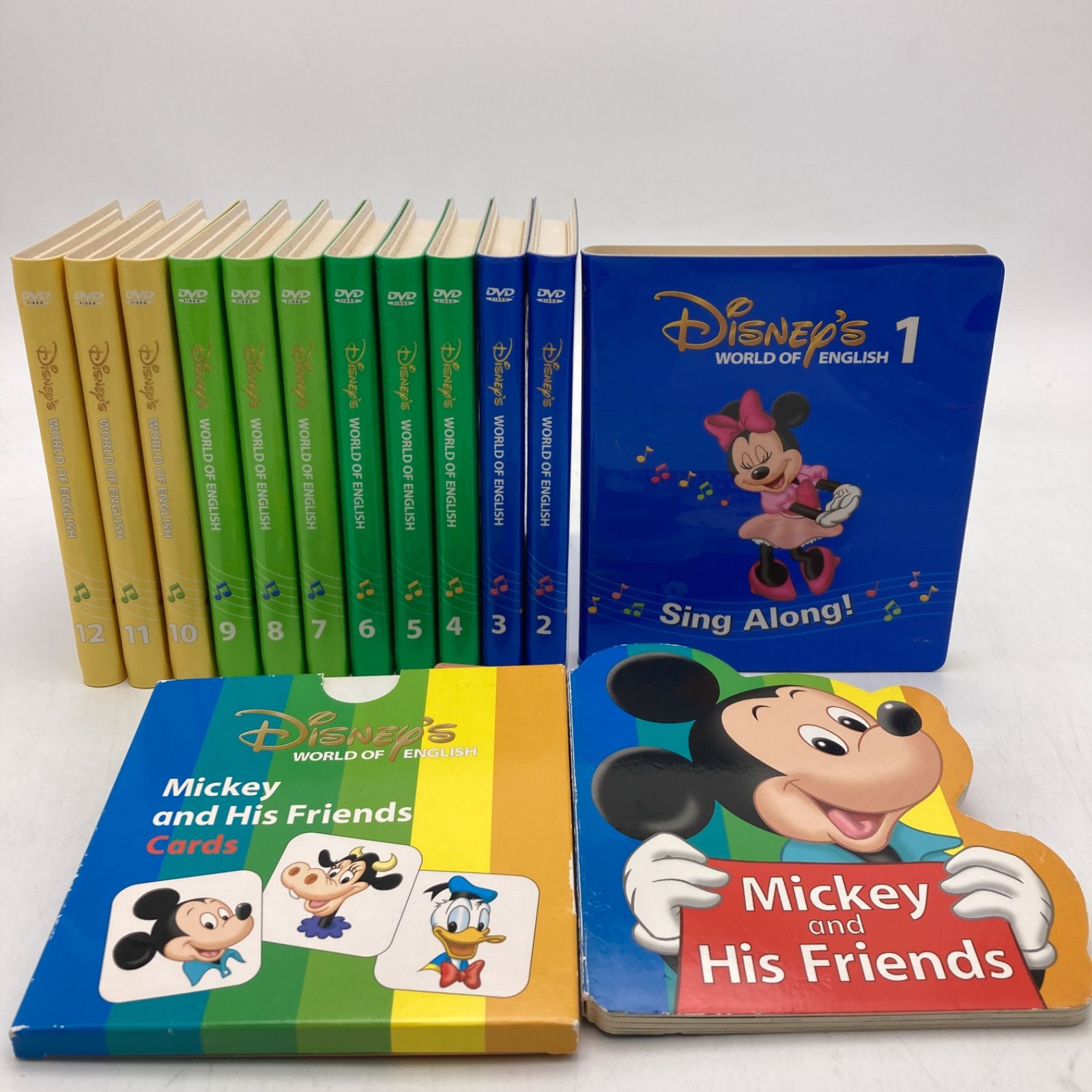 シングアロング DVD12枚 旧子役 ディズニー英語システム 1000306