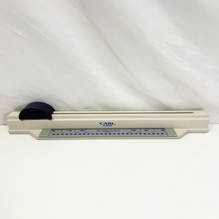 カール事務器 穴あけパンチ ルーズリーフ リングバインダー用 多穴 グリッサー B5 26穴対応 5枚 SP-26