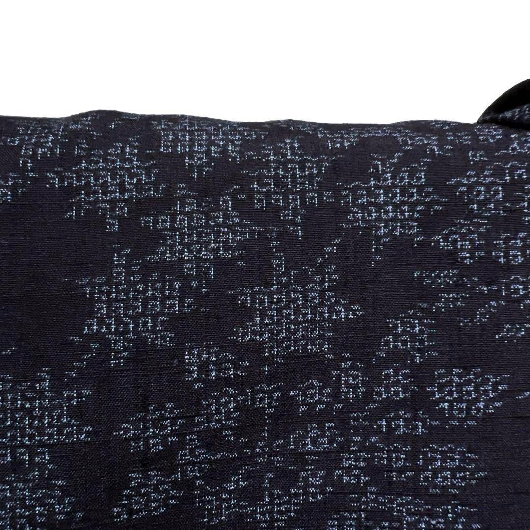 未着用 小紋 本場結城紬 茶屋辻 松 楓 菊 家屋 着物 015a d - メルカリ