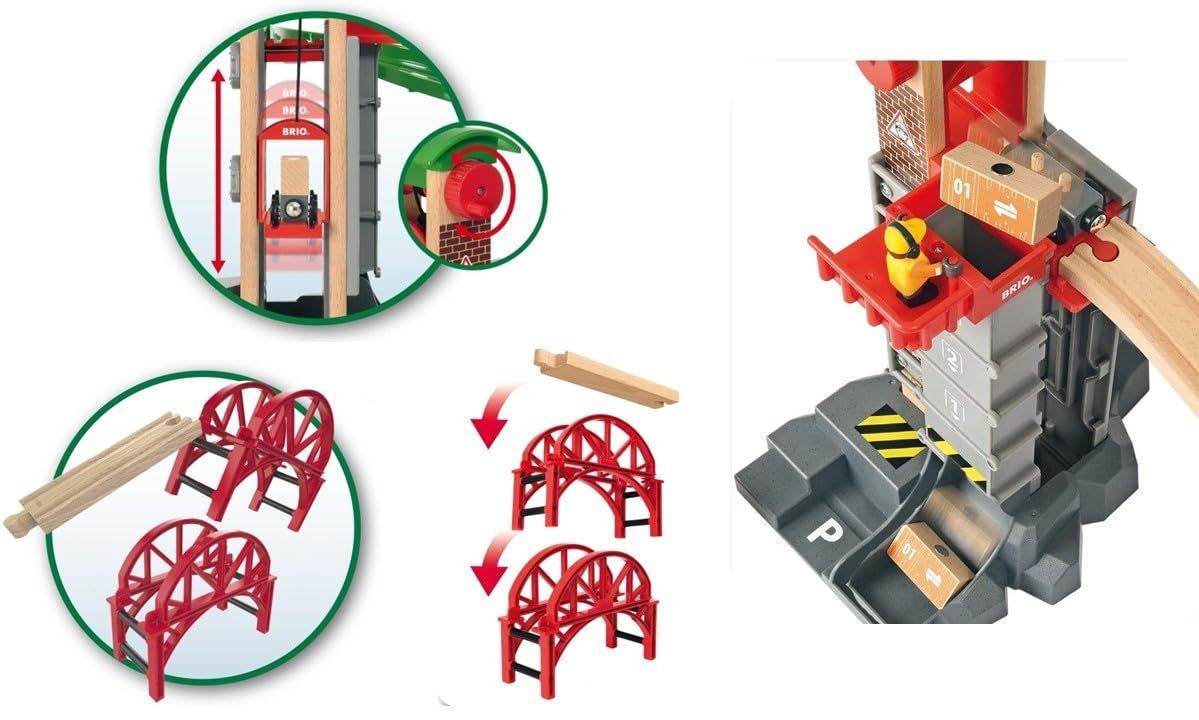 新着商品 3歳 電車 対象年齢 おもちゃ ウェアハウスレールセット 木製 WORLD レール ブリオ 33887 BRIO