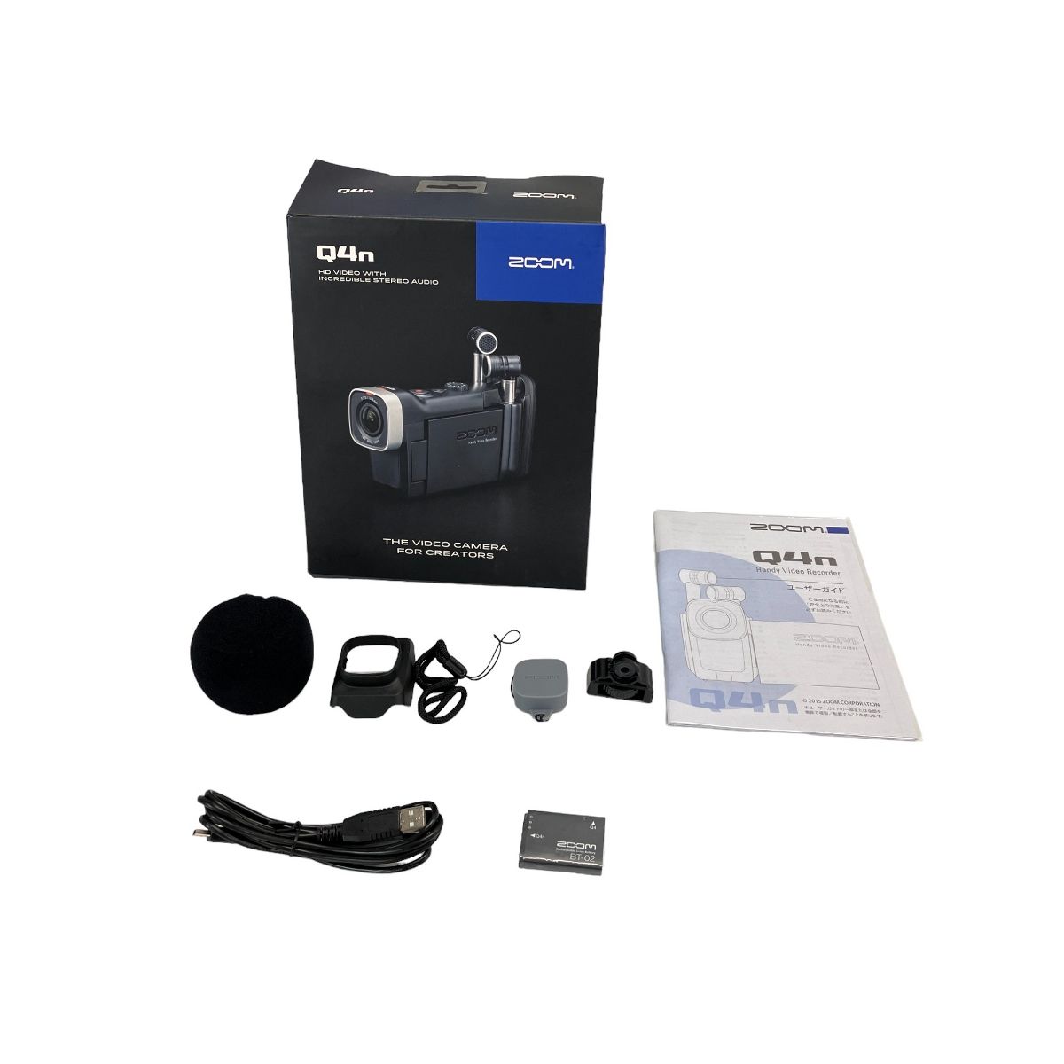 Zoom Q4n Handy ビデオレコーダー F2.0 3M HDモード XY方式 AB方式