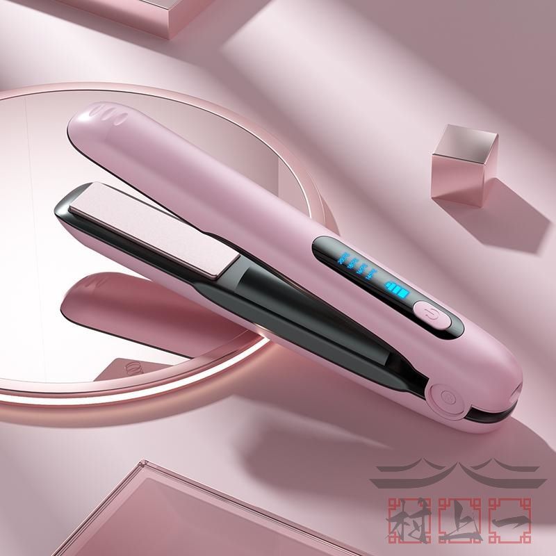 ヘアアイロン コードレス 2way ミニ カール アイロン LCD液晶
