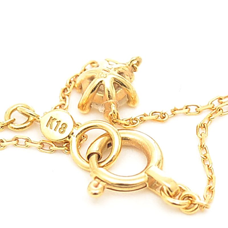 AHKAH アーカー ロシアンダイヤモンドネックレス エンブレイス0.13