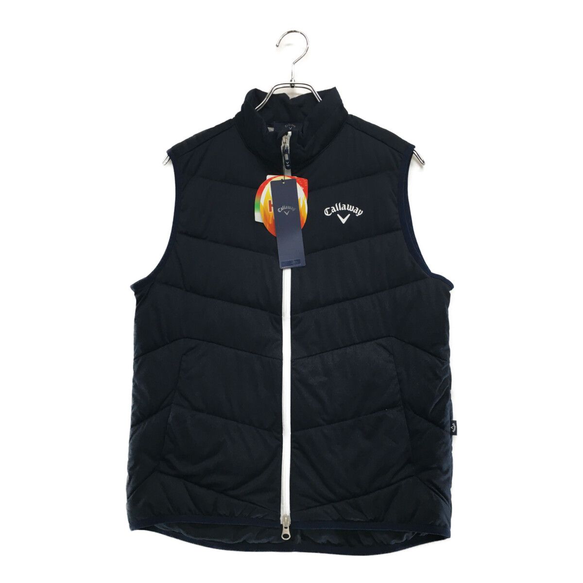 Callaway ネイビー 中綿ベスト M 未使用品 メンズ キャロウェイ Callaway ベスト M 紺 ネイビー 中綿
