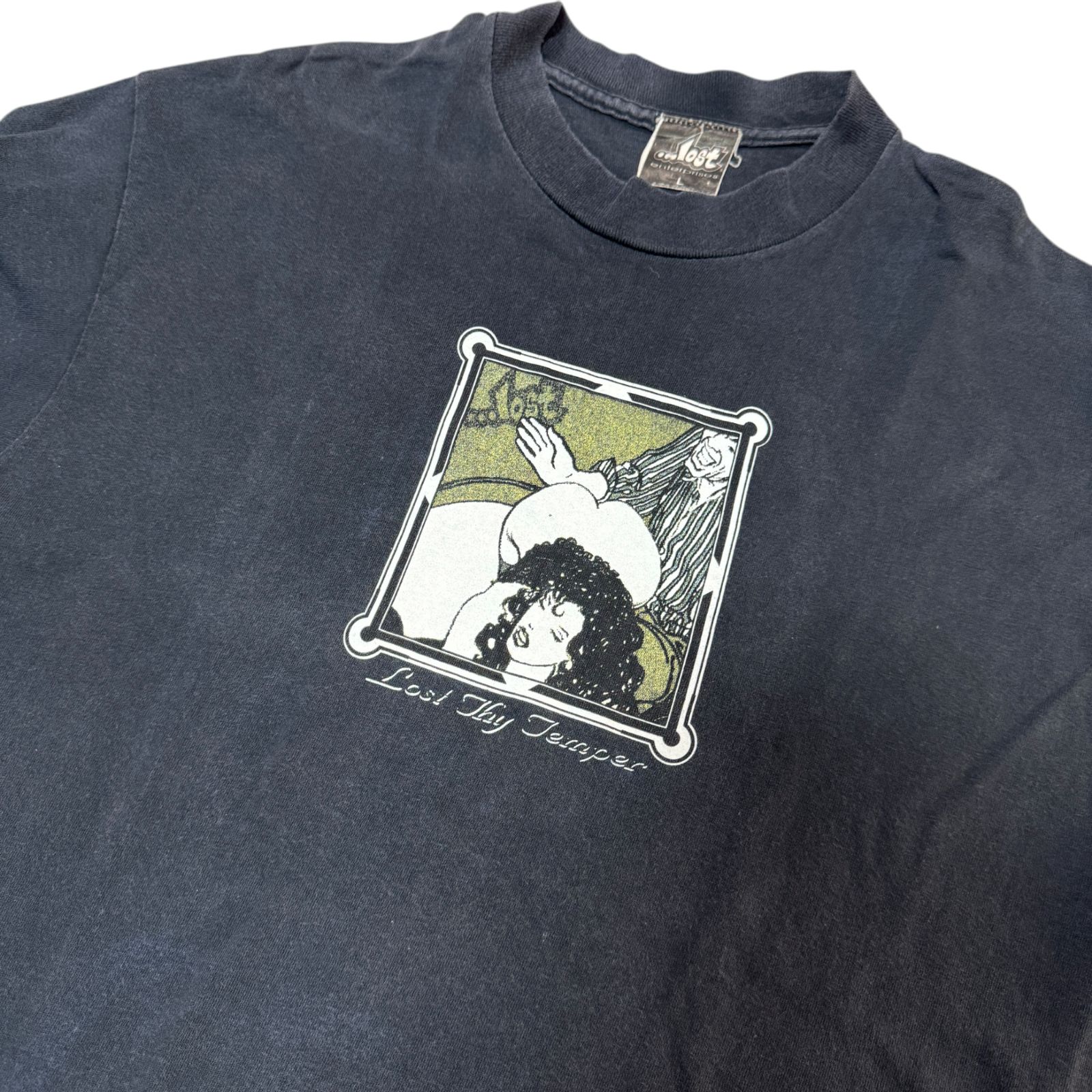 90s LOST Enterprises エロ グラフィック Tシャツ Lサイズ プリント