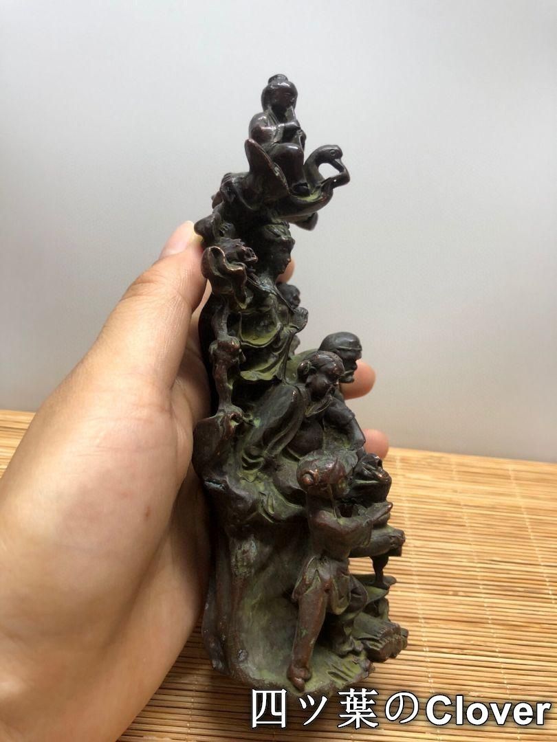 銅 細工 八仙過海銅像 居宅 風水 開運 招財 装飾品 工芸品 置物 - メルカリ