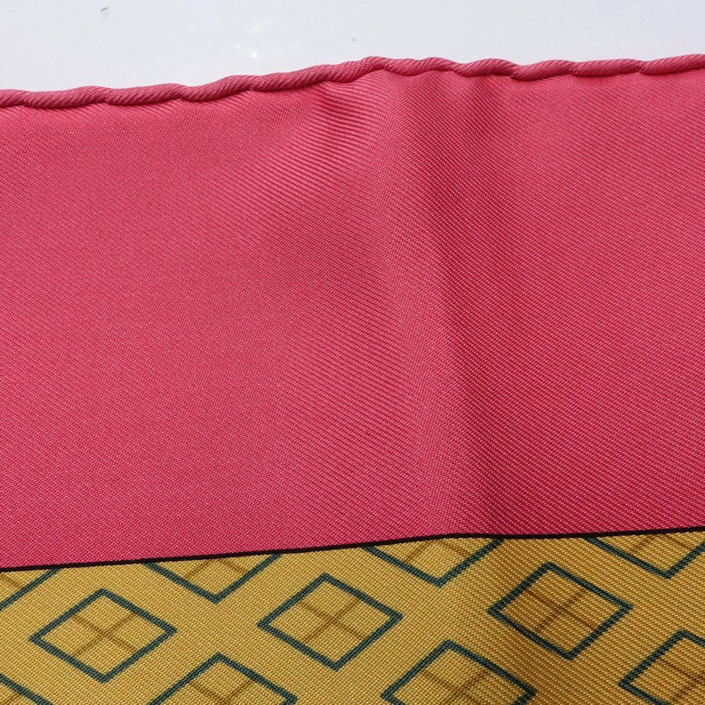 HERMES エルメス スカーフ レディース カレ90 NIKKO 日光東照宮 シルク