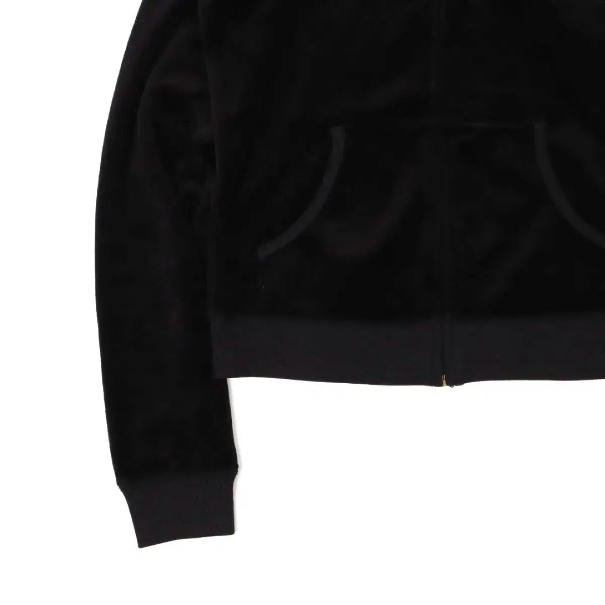 Juicy Couture ジューシークチュール パーカー S JUICY COUTURE(ジューシークチュール) 冠 ベロア ジップアップ