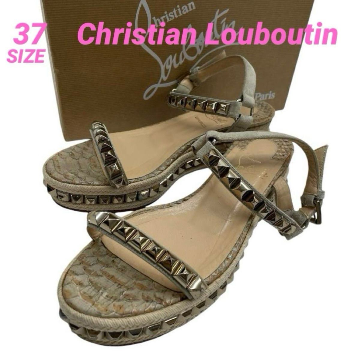 Christian Louboutin ピラミッドスタッズ サンダル 【公式通販】