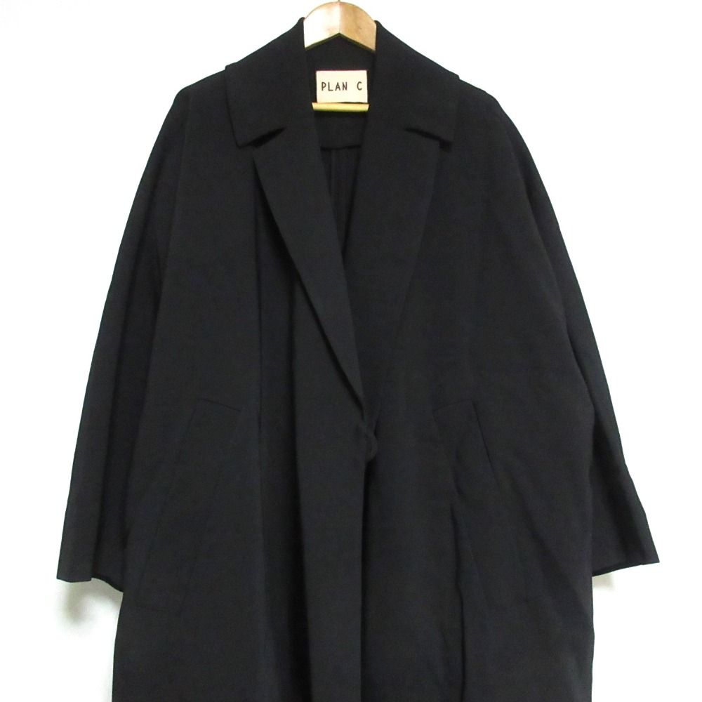 美品 PLAN C プランシー ストレッチ オープンフロント オーバーサイズ  