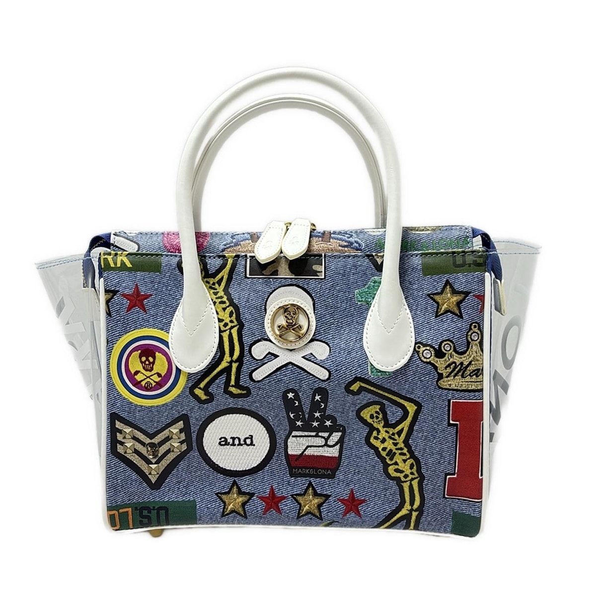 MARK&amp;LONA - マークアンドロナバック　ホワイト　美品　希少バック MARK & LONA（マークアンドロナ）の「TL-Side Pocket Cart Bag