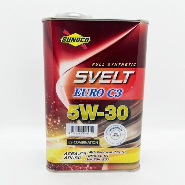SUNOCO スノコ エンジンオイル SVELT EURO スヴェルトユーロ C3 5W-30 