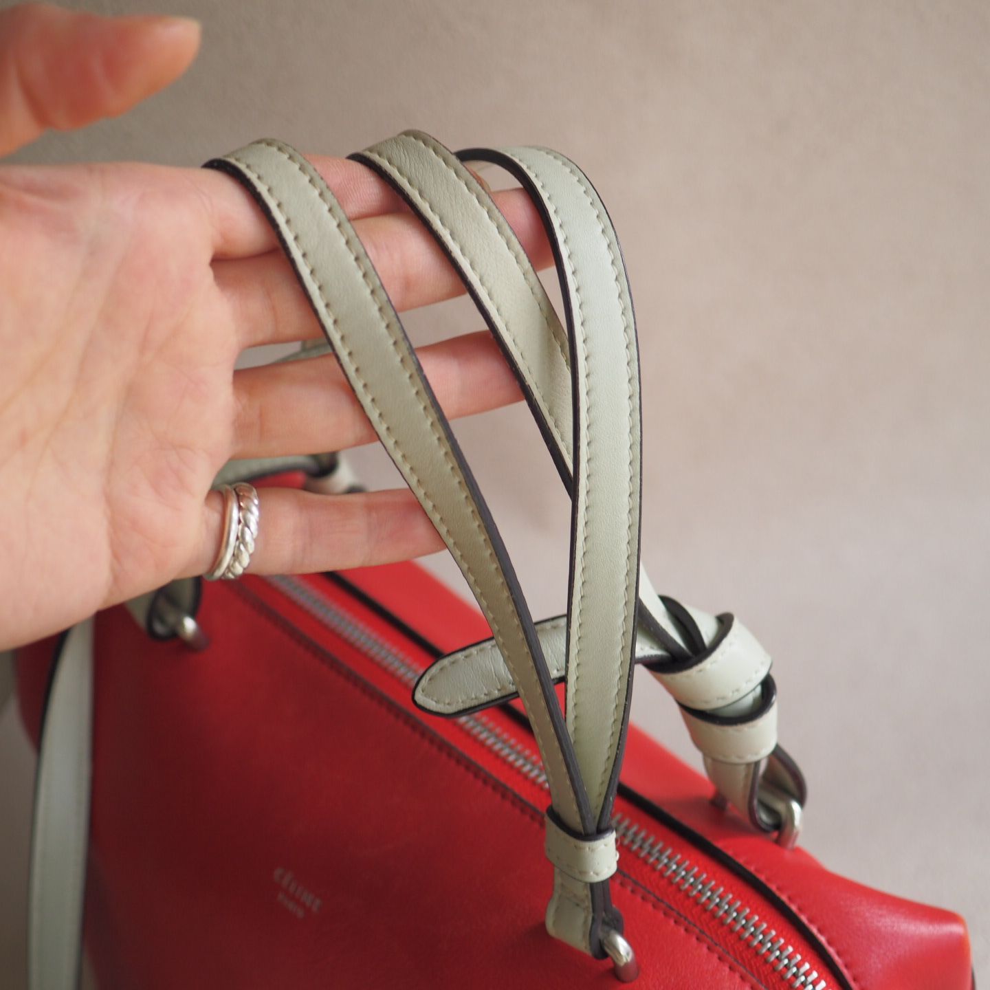 極美品☆ セリーヌ CELINE ソフトキューブ スモール 2WAY ショルダー  