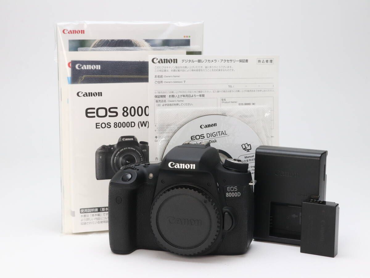 AB Canon キヤノン EOS 8000D ボディ ブラック 初期不良返品対応 55-4