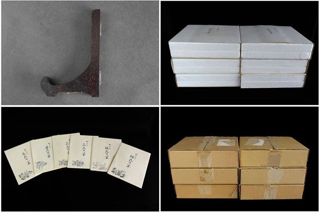 飾皿 香蘭社謹製 フランクリンポーセリン 限定版絵皿 花の宴の内 6枚