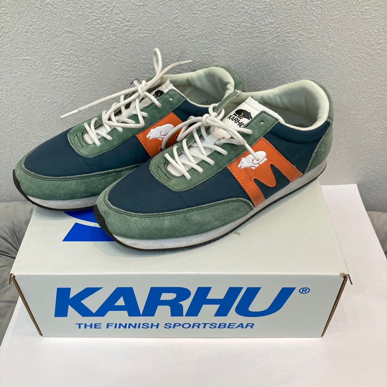◇ KARHU カルフ スニーカー ALBATROSS アルバトロス グリーン ユニ 