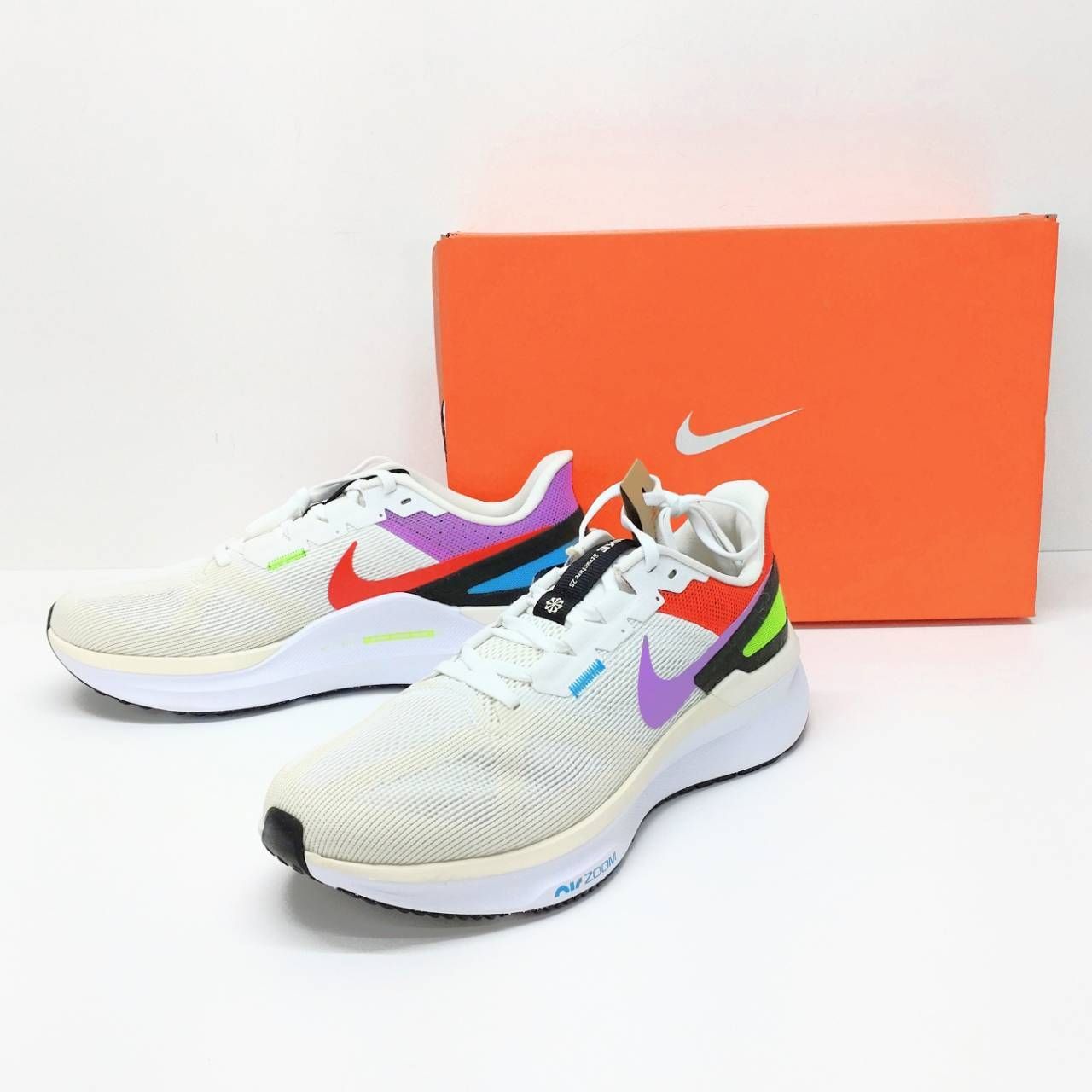 未使用 NIKE AIR ZOOM STRUCTURE 25 SE ナイキ エアズーム ストラクチャー スニーカー 29cm ホワイト/ラッシュ  フューシャ レッド FV4867-100 箱付 メンズ - メルカリ